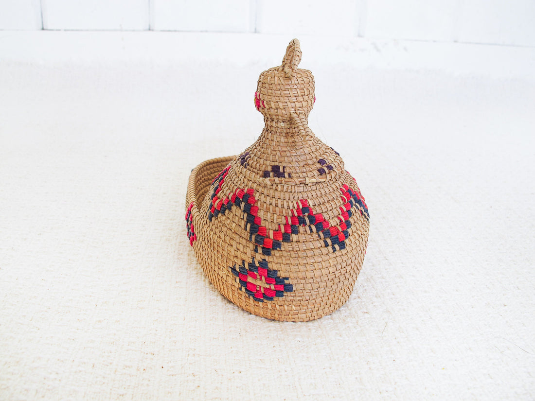 Woven Chicken Bird Basket