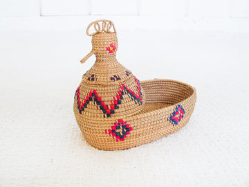 Woven Chicken Bird Basket