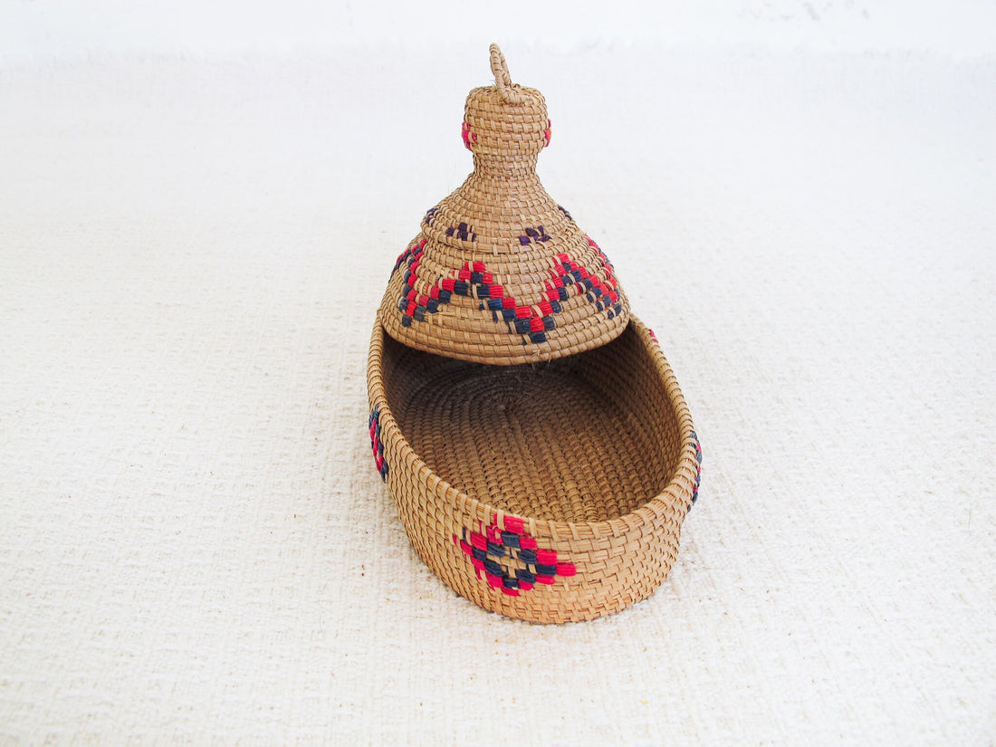 Woven Chicken Bird Basket