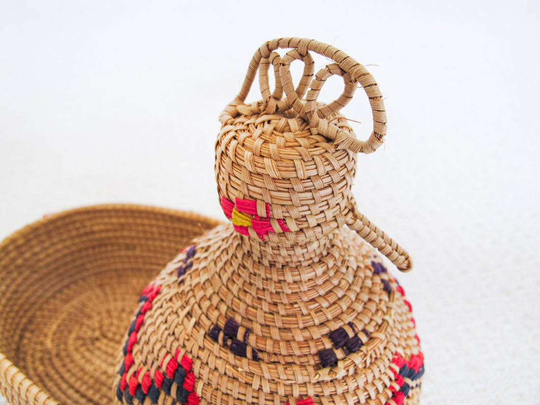 Woven Chicken Bird Basket