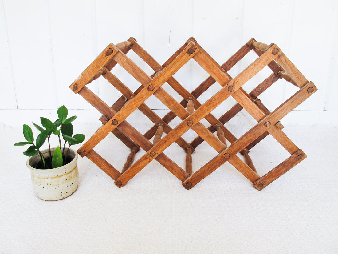 Sheesham Teak Rosewood Wine Rack