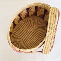 African Basket with Lid