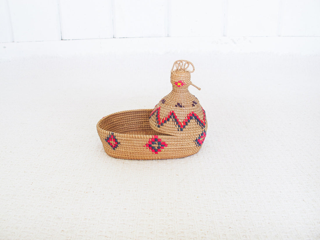 Woven Chicken Bird Basket