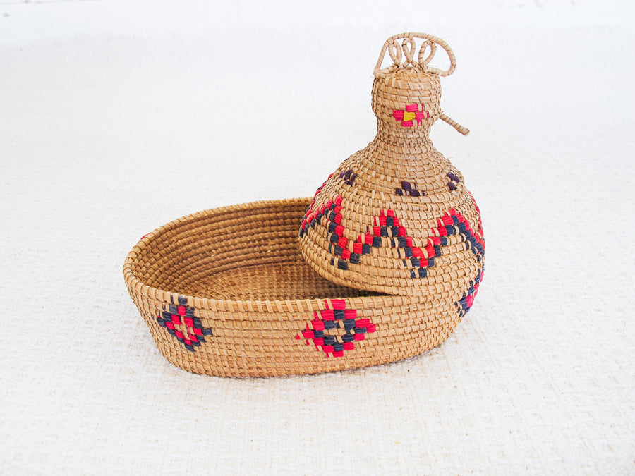 Woven Chicken Bird Basket