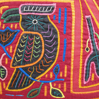 Panama Kuna Indian Mola Embroidery Fabric Art from San Blas Islands