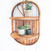 Bamboo Wall Shelf (2 Available and Sold Separately)