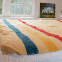 Camp Blanket with Stripes