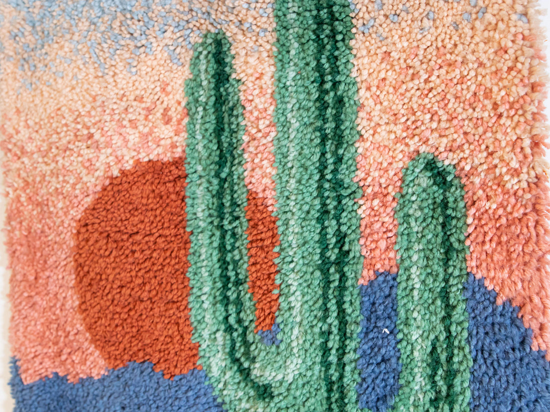 Desert Thatch Woven Wall Tapestry