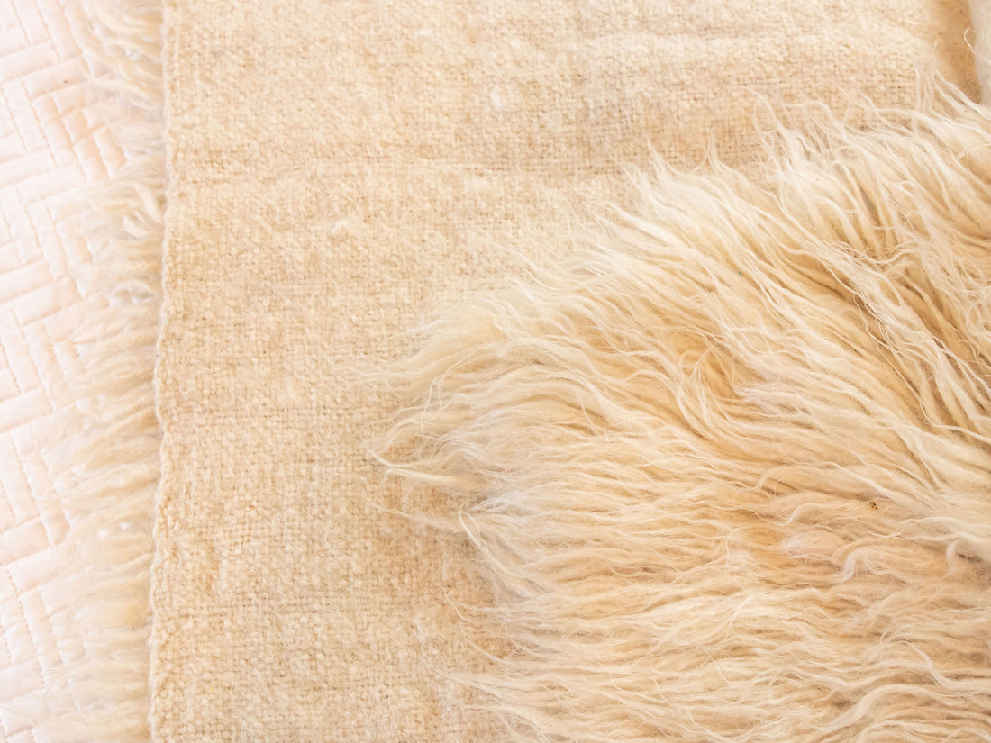 Long Hair Sheep Fur Wool Area Rug